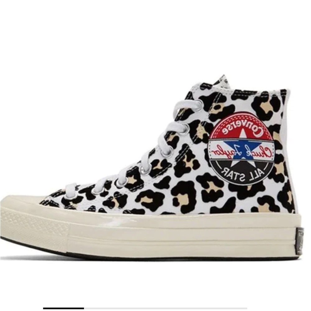 Converse leopard high top converse